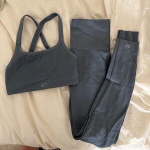 SET Active Sports Bra in Dark Gray
